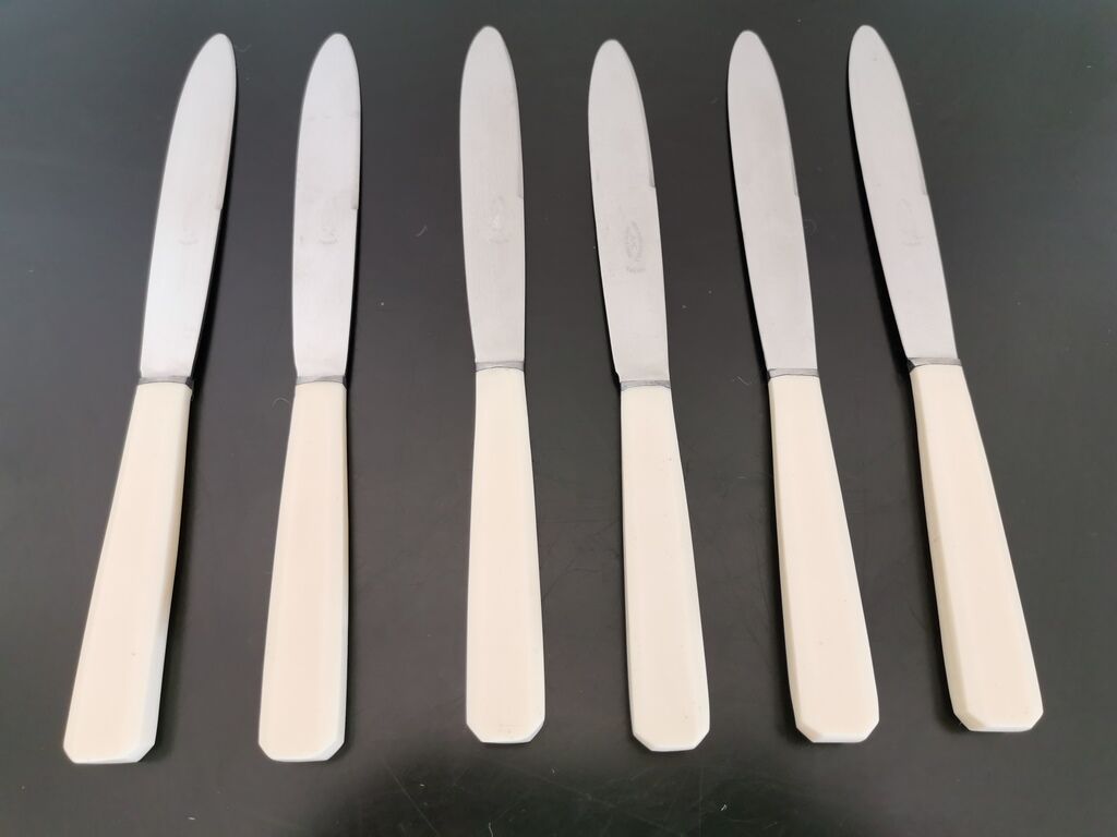 Lot de 24 couverts métal argenté Art déco