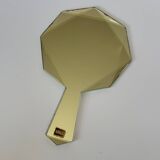 Beveled hand mirror