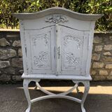 Sideboard in patinated solid wood