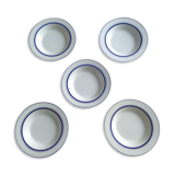 Lot of 5 hollow plates