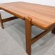 Vintage Danish coffee table in solid teak.