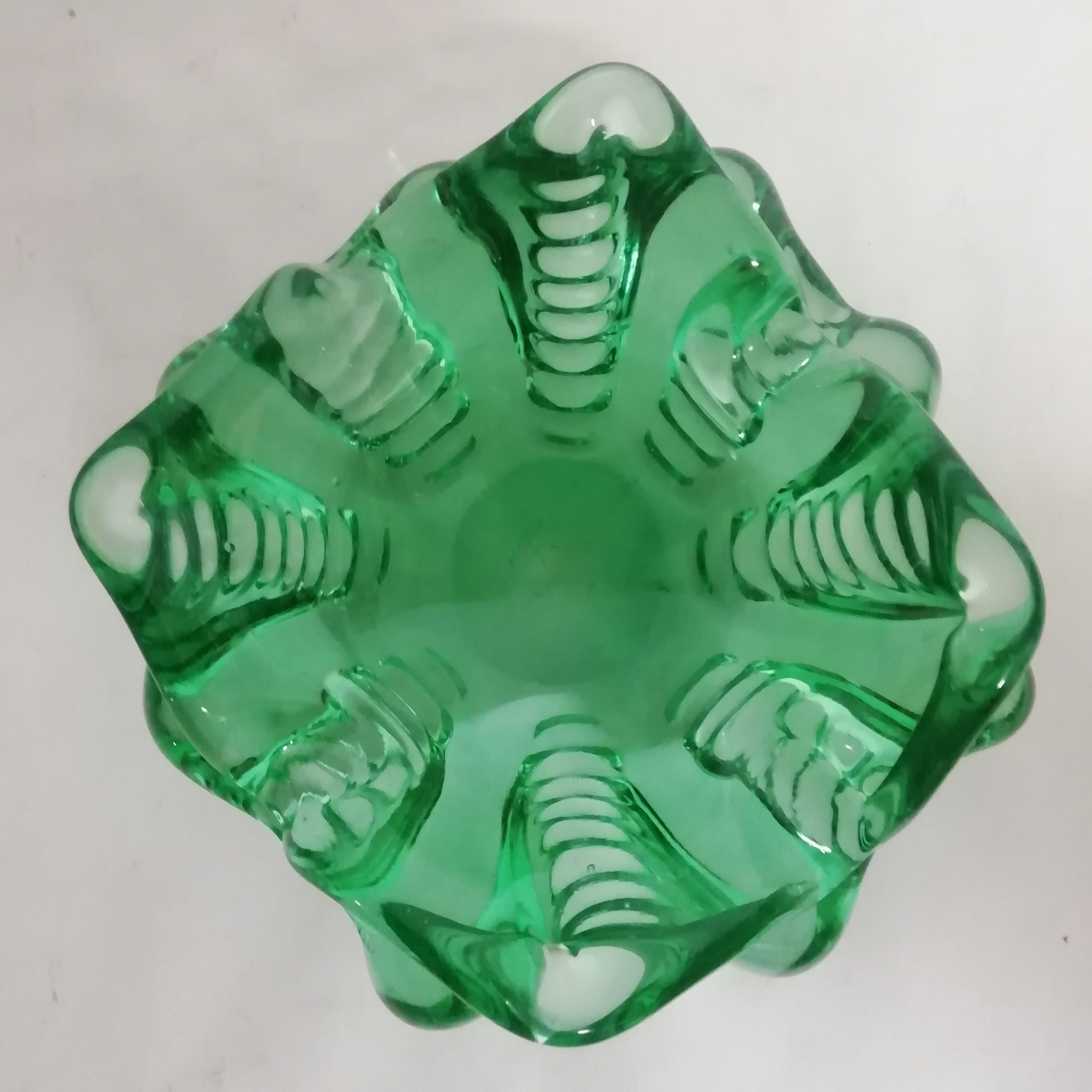 Glass ashtray 1980s