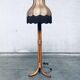 Vintage bamboo floor lamp, Italy, 1970s