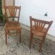 Pair of bistro chairs