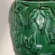 Green ceramic lamp with ivy decoration 70-80