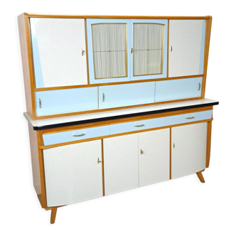 Buffet vintage des années 50 avec laiton et formica