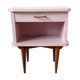 Pink vintage bedside table