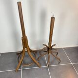 Coat rack parrot swivel Baumann bistro style 1960 curved wood