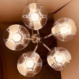 Vintage Murano chandelier, Mazzega, Italy, 1960s