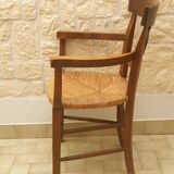 Directory straw armchair