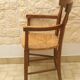 Directory straw armchair