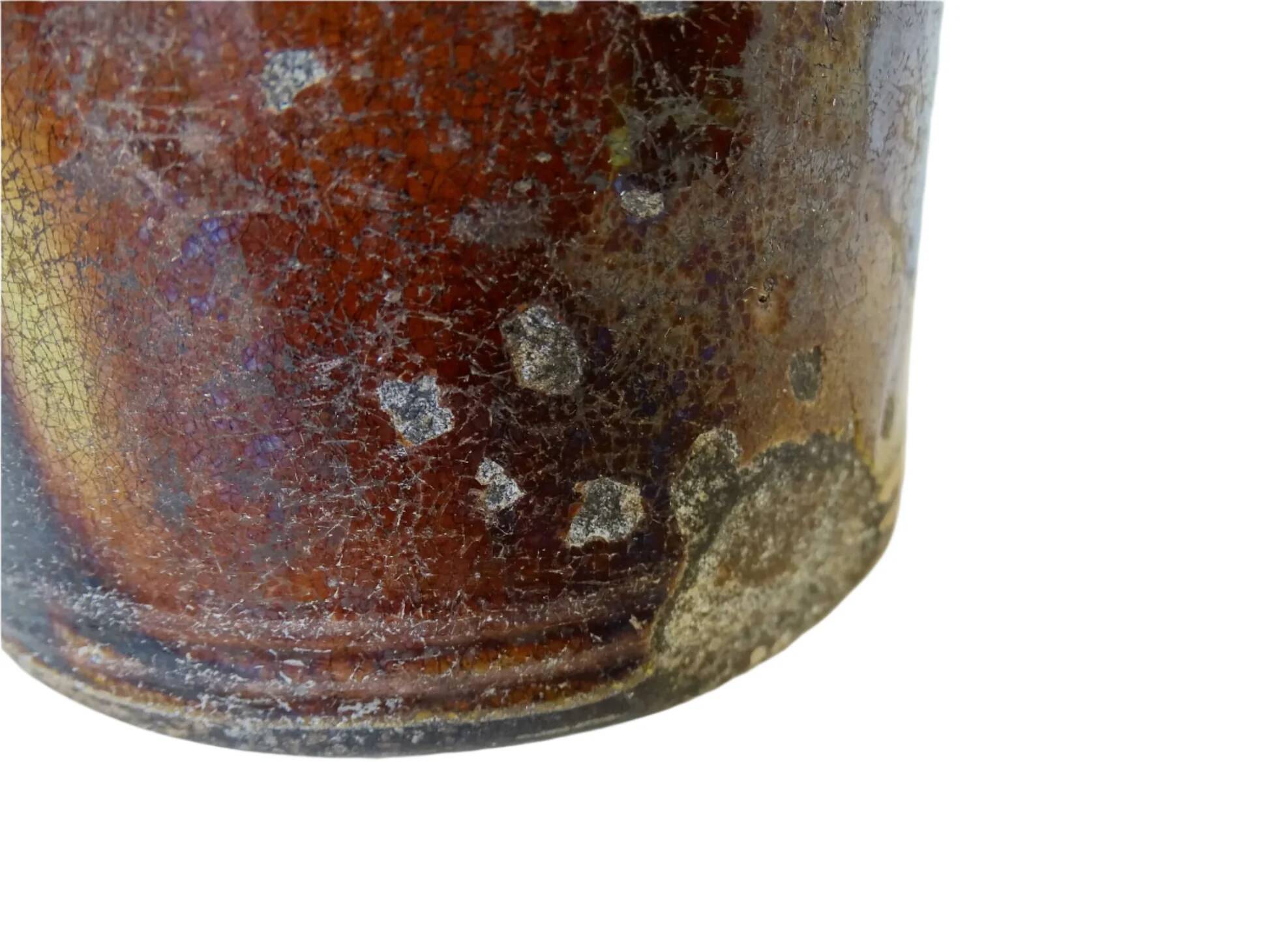 Pichet en poterie antique française de Dieulefit