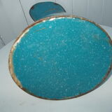 Broc enamelled blue