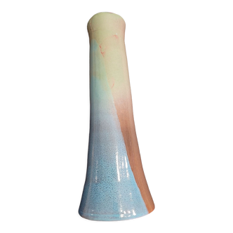 Signed contemporary ceramic candle holder