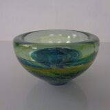 Maltese glass ashtray from Mdina, 1960s