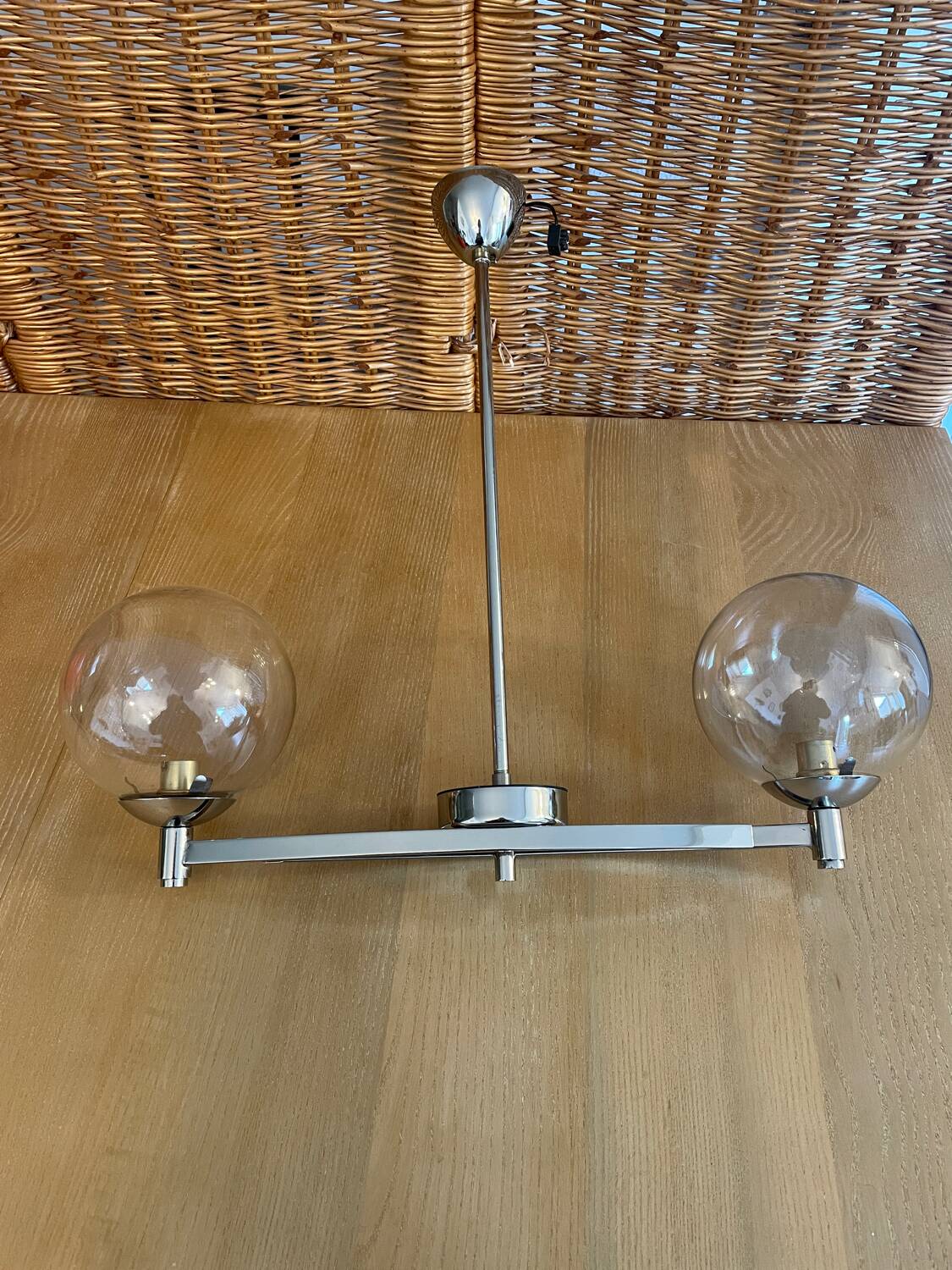 Space age style chandelier