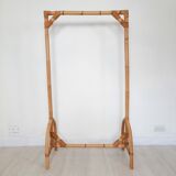 Deux porte-manteaux en bambou vintage