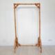 Two vintage bamboo coat racks