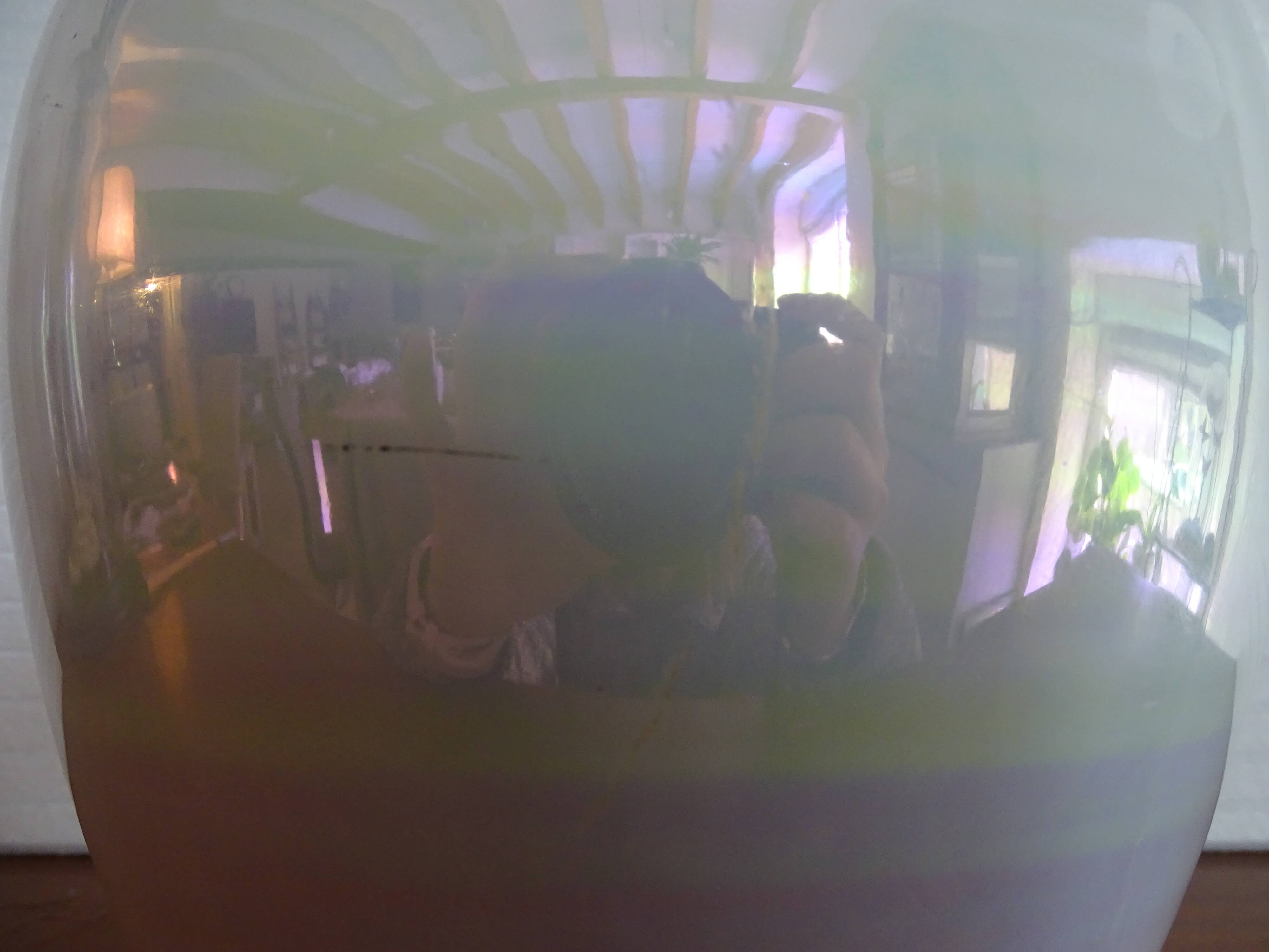 Iridescent earthenware vase, 1960