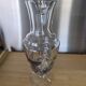 Large carafe / Jug in Paris crystal with stained glass decoration signed H 30 cm