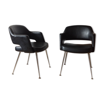 Paire de fauteuils conference