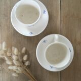 Pair of floral cups