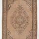 Classic floral brown vintage  rug