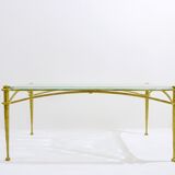 Table basse brutaliste du milieu du siècle
