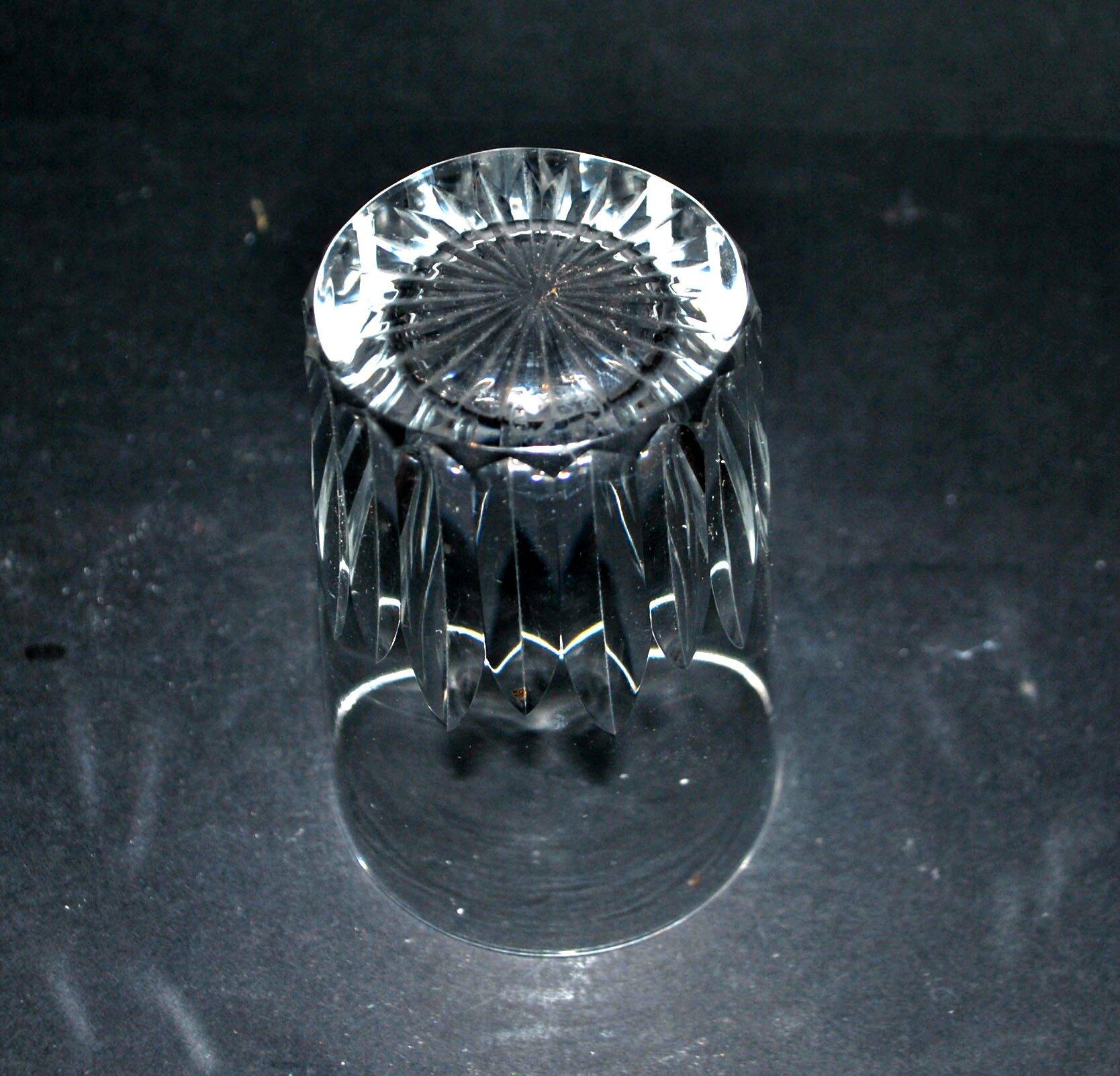 Baccarat spear cut crystal water glass tumbler