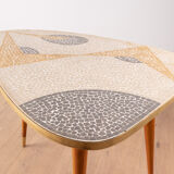 1950s mosaic coffee table