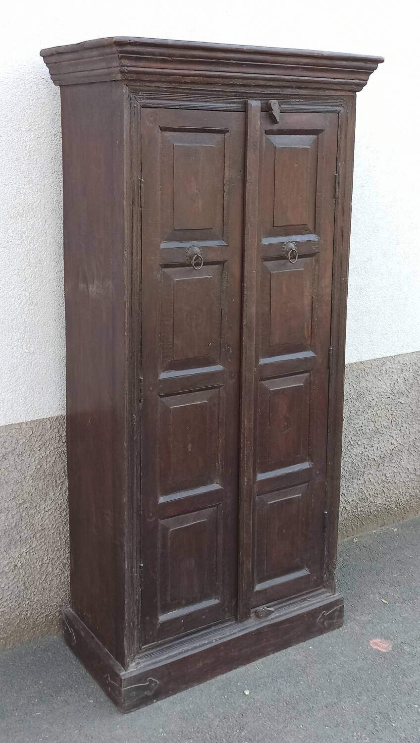 Old dark wooden cabinet