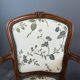 Pair of Louis XV Style Armchairs and Two Footstools, 19th Century
