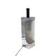 Hollywood regency chromed table lamp base, Luci Milano Italy, 1970s