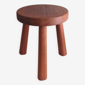 Wooden tripod stool France 1960