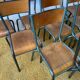 Lot 14 chaises d’école