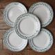 5 Terre de fer dessert plates