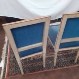 3 Chaise style Louis XVI ancienne patiné