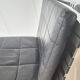 Pair of black leather loung chairs by Hans Eichenberger for Girsberger