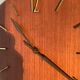 Scandinavian style Junghans teak clock in the 70s