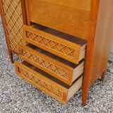 Cabinet rattan vintage year 60