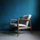 Vintage Armchair from Mid Century designed by Edmund Homa, Restored