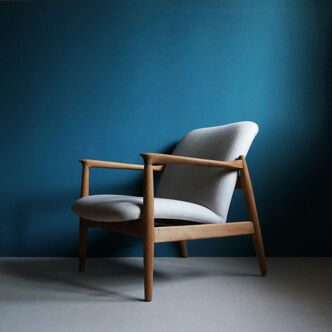Vintage Armchair from Mid Century designed by Edmund Homa, Restored