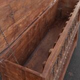 Console coffre en bois