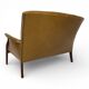 Two-seater green foam leather sofa Froxfield by Parker Knoll, 1960.