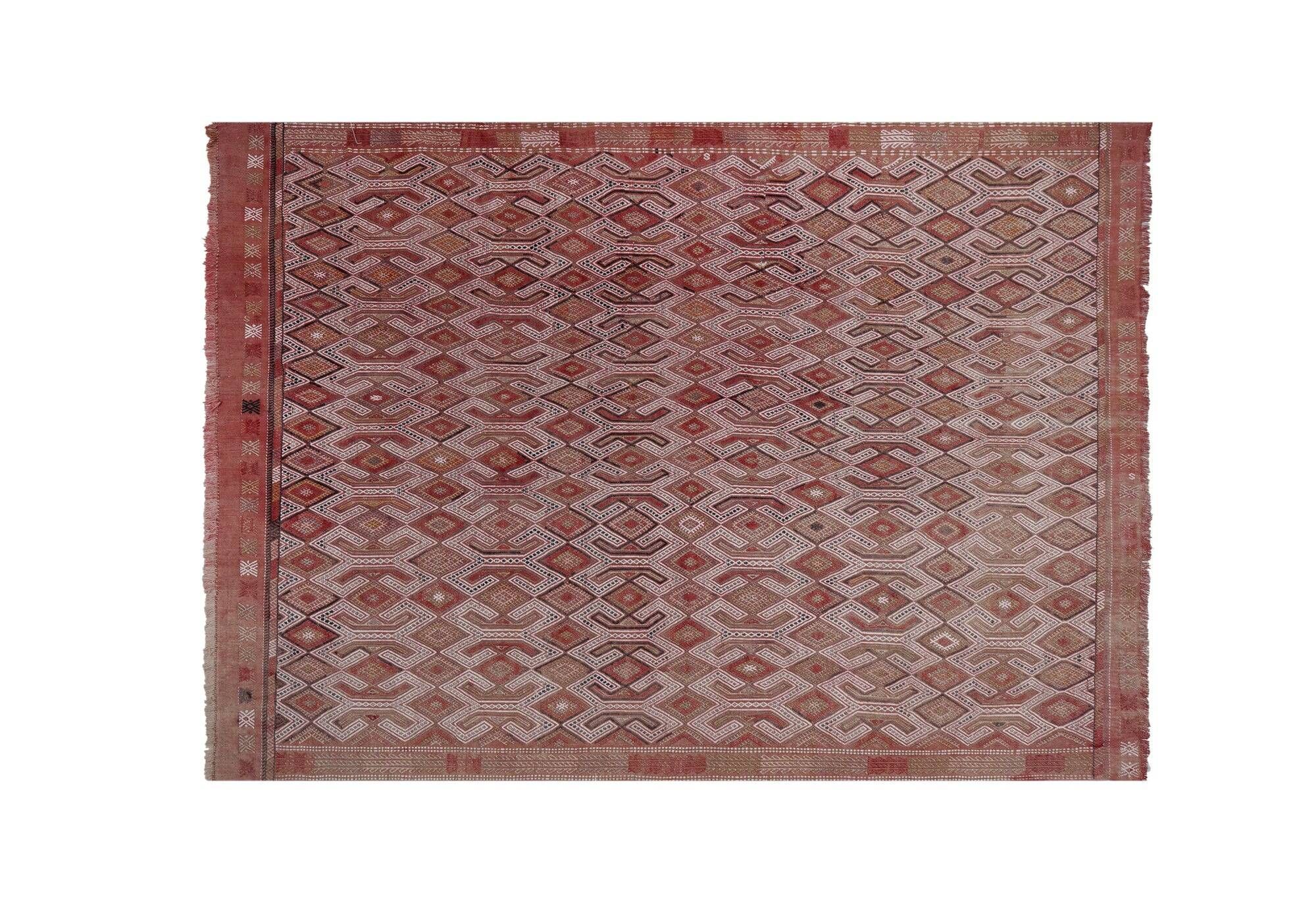 Vintage Turkish kilim, handwoven, 160x235 cm.