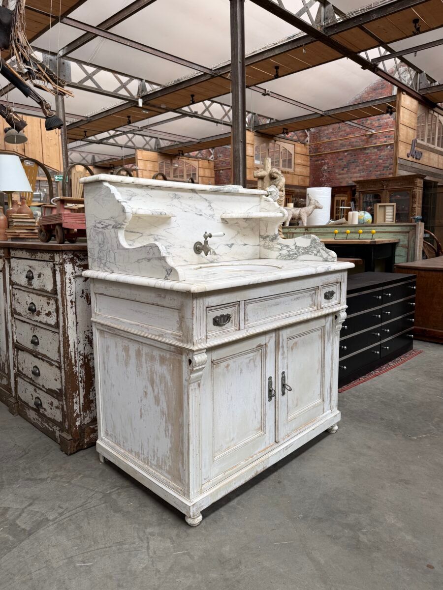 Washbasin furniture from the early 20th century.