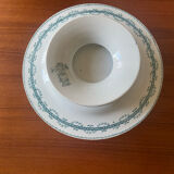 Pair of vintage Iron Earth serving dishes