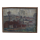 Wabi sabi landscape painting | Oil on canvas | 1920s | Belgium