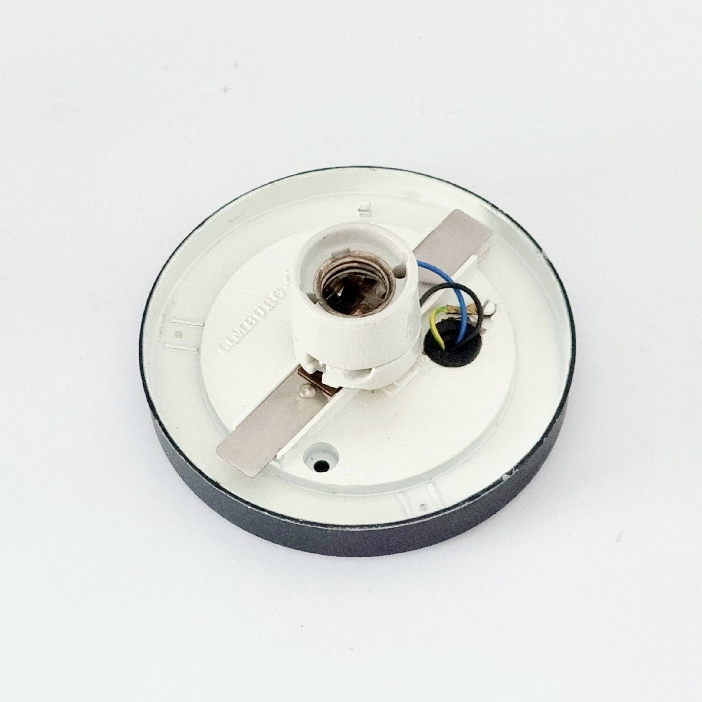 Large Mid-Century Bubble Glass Ceiling Light by H.Tynell for Limburg, 1970s