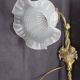 Bronze wall light